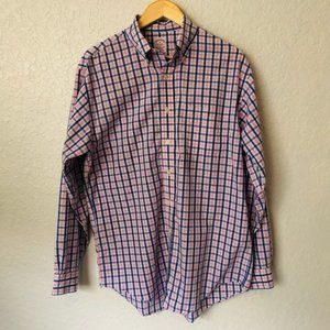 Brooks Brothers Mens Button Down Dress Shirt Non Iron All Cotton Size Medium